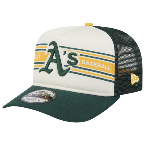  - New Era A's 9FIFTY A-Frame Banner Cap - Tan/Multi