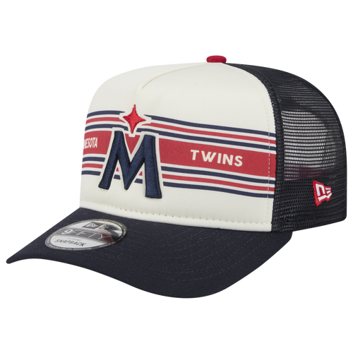 MENS - New Era Twins 9FIFTY A-Frame Banner Cap - Multi/Tan