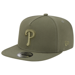 Men's - New Era Phillies 9FIFTY A-Frame Colorpack - Olive/Olive