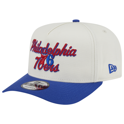 New Era Philadelphia 76ers  76ers 9fifty Af Chainstitch 25232 In White