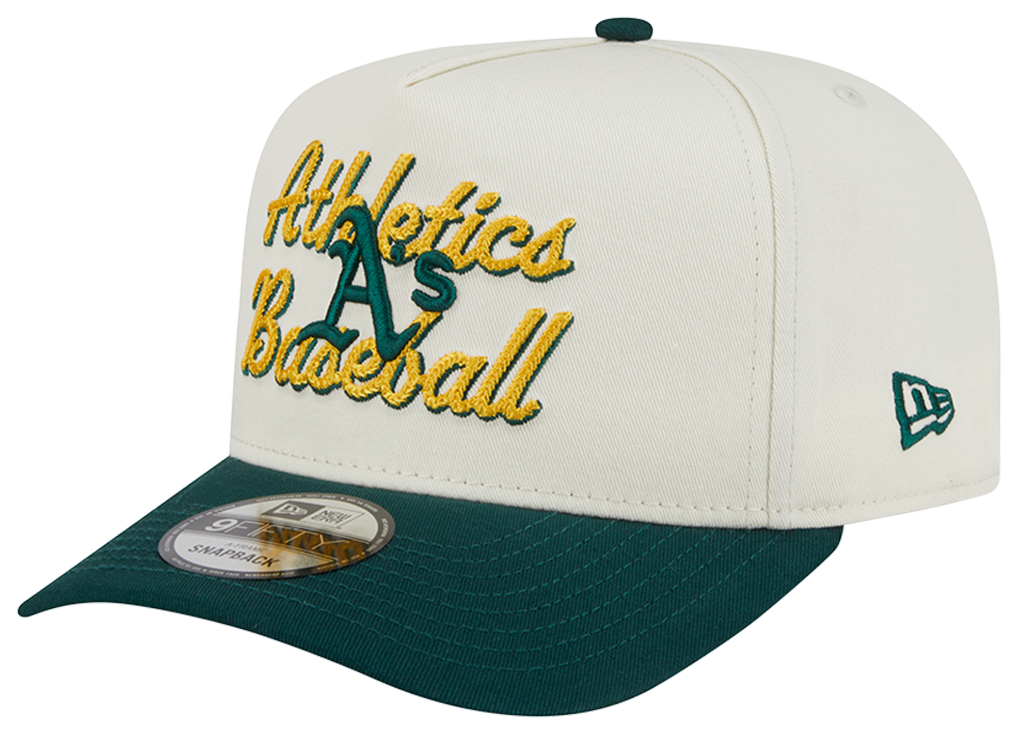 New Era A's 9FIFTY A-Frame Chainstitch Cap | Foot Locker
