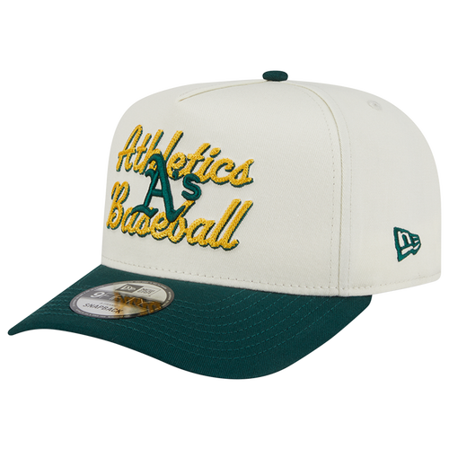 MENS - New Era A's 9FIFTY A-Frame Chainstitch Cap - Tan/Multi
