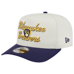 Men's - New Era Brewers 9FIFTY A-Frame Chainstitch Cap - Multi/Tan