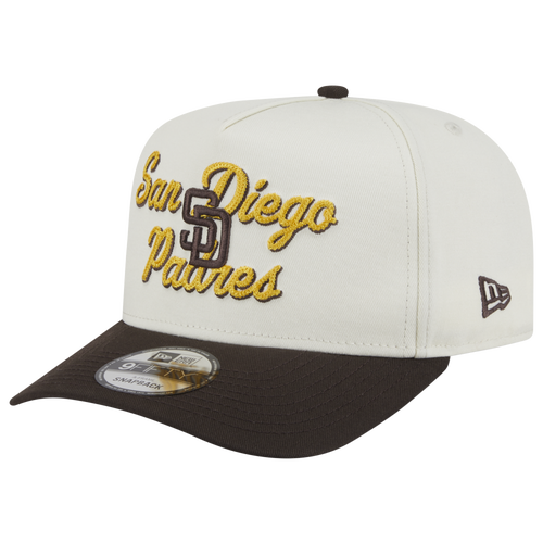MENS - New Era Padres 9FIFTY A-Frame Chainstitch Cap - Tan/Multi