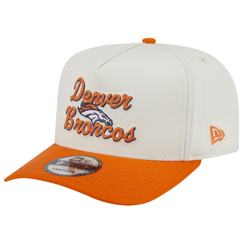 ADULT - New Era Broncos 9Fifty A-Frame Chainstitch 25232 - White/Multi