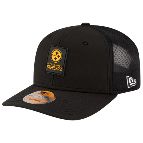 New Era Kids Pittsburgh Steelers New Era Steelers 2025 NFL Sideline 9SEVENTY Cap - Youth Black/White Size One Size