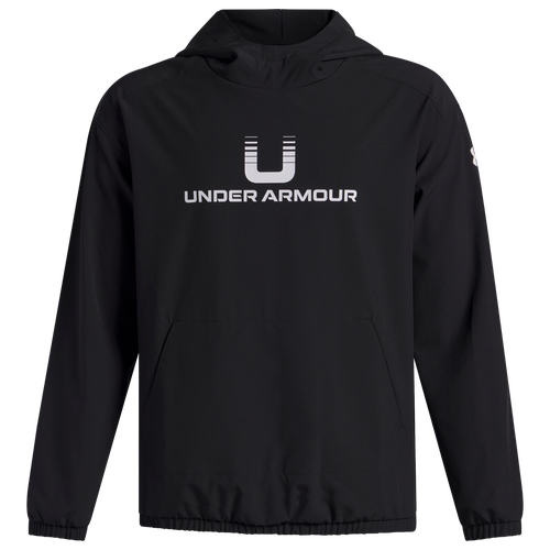  - Under Armour Unstoppable Woven Pullover - Black/White