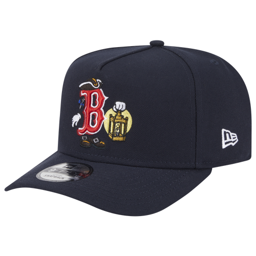 New Era Boston Red Sox  Red Sox 9fifty A-frame Cartoon Cap In Blue