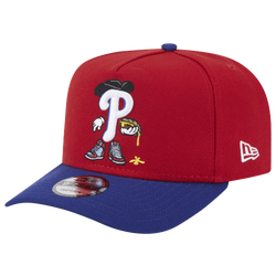 Adult - New Era Phillies 9Fifty A-Frame Cartoon Cap - Navy/Red