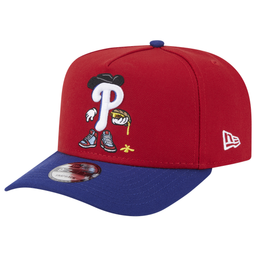New Era Philadelphia Phillies  Phillies 9fifty A-frame Cartoon Cap In Multi