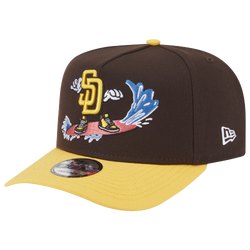 Adult - New Era Padres 9Fifty A-Frame Cartoon Cap - Yellow/Brown