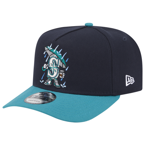 New Era Seattle Mariners  Mariners 9fifty A-frame Cartoon Cap In Blue