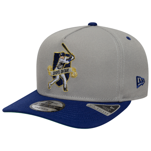 New Era Los Angeles Dodgers  Dodgers 9fifty A-frame Player Cap In Gray
