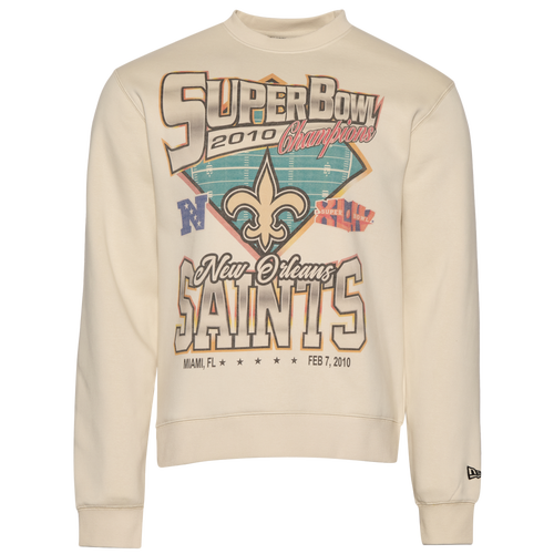 MENS - New Era Saints 3066 Crew - Multi/Cream