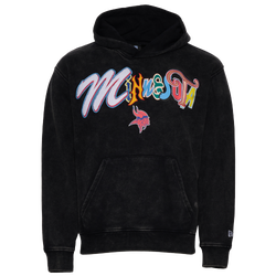 Men's - New Era Vikings 3067 Pullover Hoodie - Black/Multi