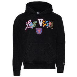 Men's - New Era Raiders 3067 Pullover Hoodie - Black/Multi