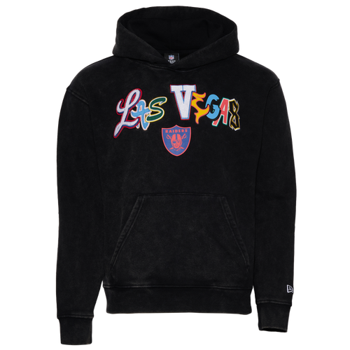 MENS - New Era Raiders 3067 Pullover Hoodie - Black/Multi
