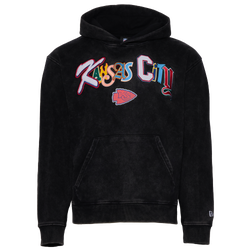 Men's - New Era Chiefs 3067 Pullover Hoodie - Black/Multi