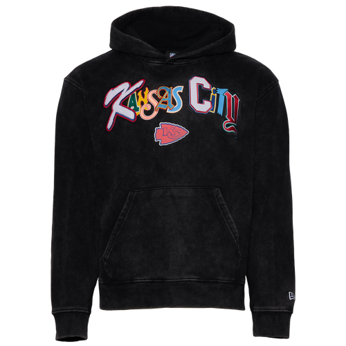  - New Era Chiefs 3067 Pullover Hoodie - Black/Multi