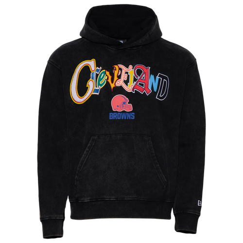  - New Era Browns 3067 Pullover Hoodie - Black/Multi
