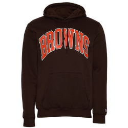 Men's - New Era Browns 3079 Pullover Hoodie - Multi/Brown
