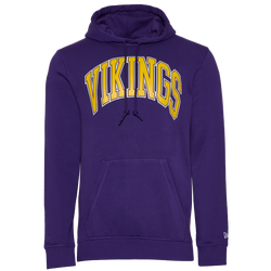 Men's - New Era Vikings 3079 Pullover Hoodie - Multi/Purple