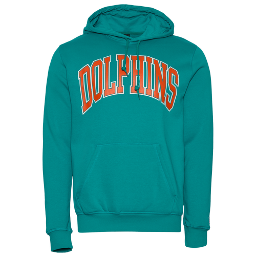 New Era Mens  Dolphins 3079 Pullover Hoodie In Green