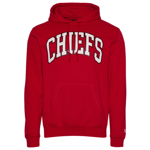 MENS - New Era Chiefs 3079 Pullover Hoodie - Red/Multi
