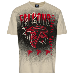 Men's - New Era Falcons 3063 OVS T Shirt - Cream/Multi