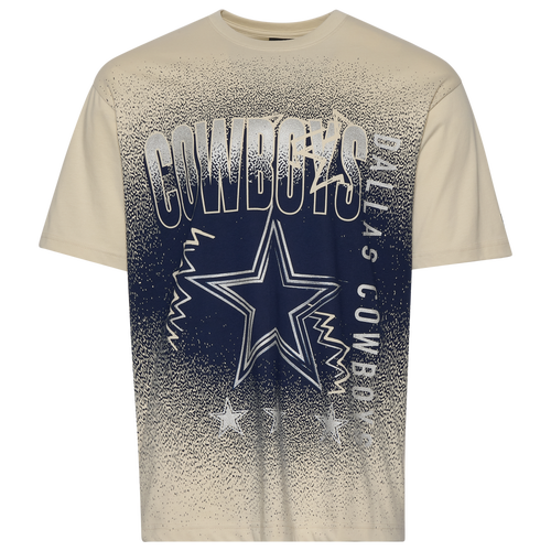  - New Era Cowboys 3063 OVS T-Shirt - Cream/Multi
