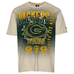 Men's - New Era Packers 3063 OVS T-Shirt - Multi/Cream