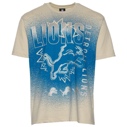 Men's - New Era Lions 3063 OVS T-Shirt - Cream/Multi