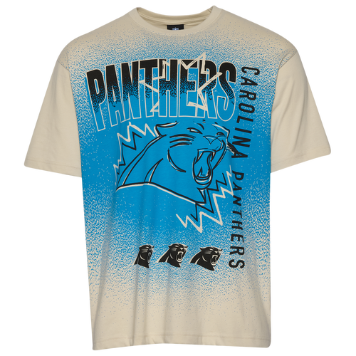 MENS - New Era Panthers 3063 OVS T-Shirt - Multi/Cream