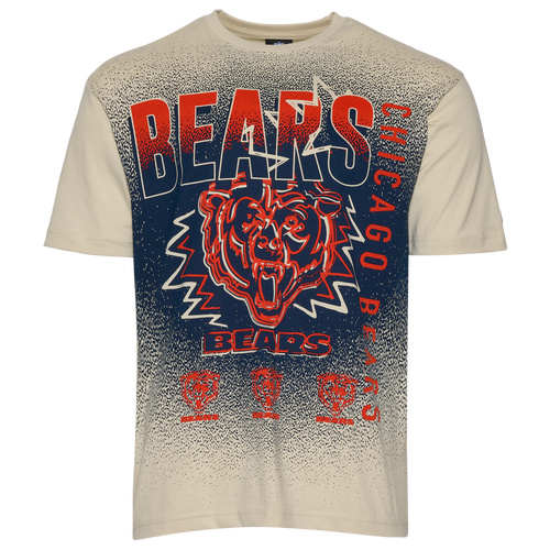  - New Era Bears 3063 OVS T-Shirt - Multi/Cream
