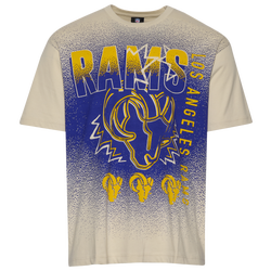 Men's - New Era Rams 3063 OVS T-Shirt - Cream/Multi