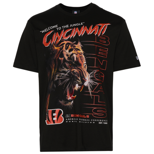 MENS - New Era Bengals 3065 OVS T-Shirt - Black/Multi