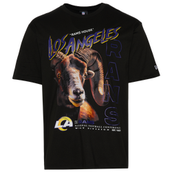 Men's - New Era Rams 3065 OVS T-Shirt - Black/Multi