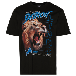 Men's - New Era Lions 3065 OVS T Shirt - Black/Multi