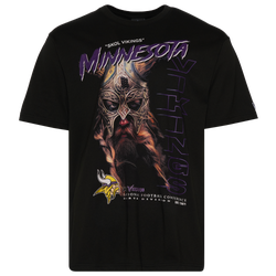 Men's - New Era Vikings 3065 OVS T-Shirt - Black/Multi