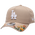 New Era Dodgers 9Forty A-Frame Floral Cap - Adult Tan