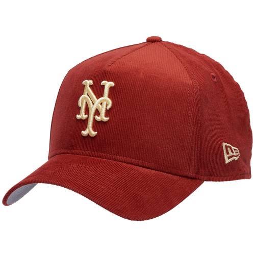 New Era New York Mets  Mets 9forty A-frame Tonal Cord Cap In Red
