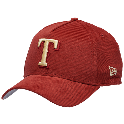 New Era Texas Rangers  Rangers 9forty A-frame Tonal Cord Cap In Red