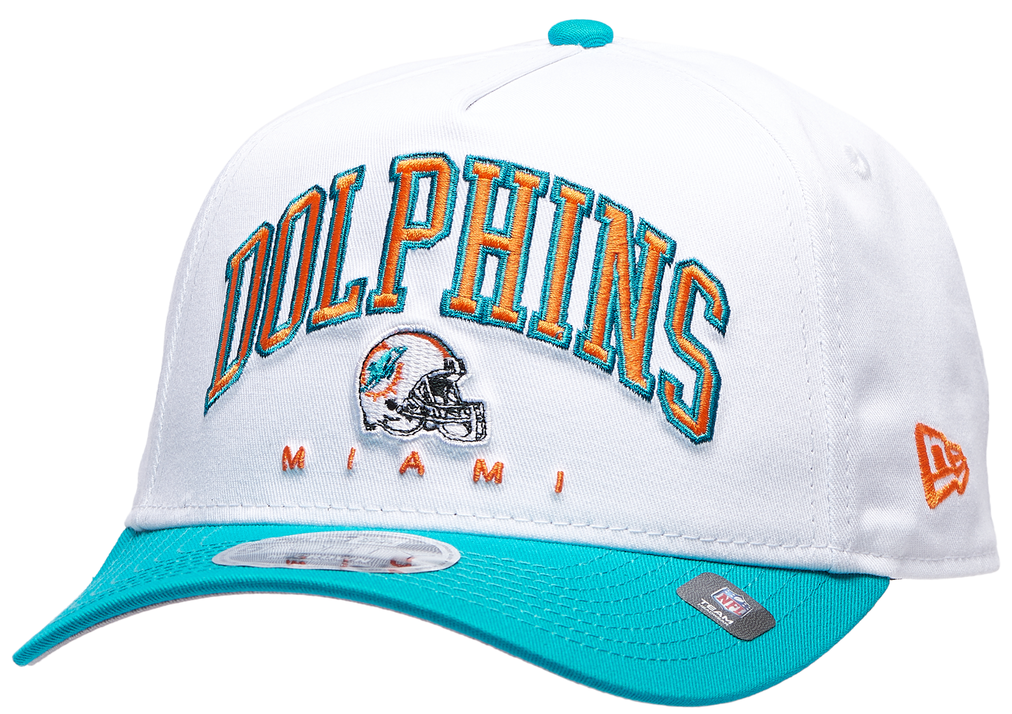 New Era Dolphins 9Forty A-Frame 2T Arch Cap - Adult