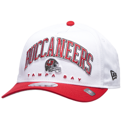 Adult - New Era Buccaneers 9Forty A-Frame 2T Arch Cap - White/Orange