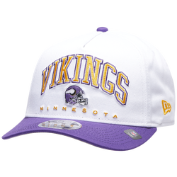 Adult - New Era Vikings 9Forty A-Frame 2T Arch Cap - White/Purple