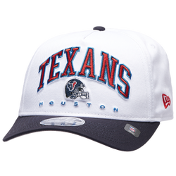 Adult - New Era Texans 9Forty A-Frame 2T Arch Cap - White/Navy