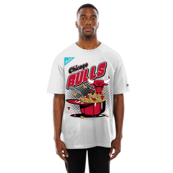 Men's - New Era Bulls 2775 Short Sleeve T-Shirt - White/Multi