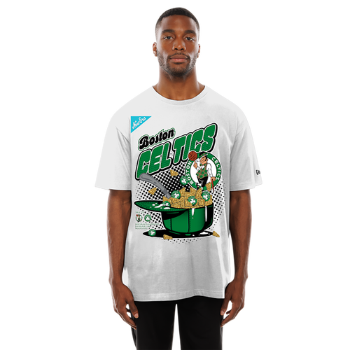 MENS - New Era Celtics 2775 Short Sleeve T-Shirt - White/Multi
