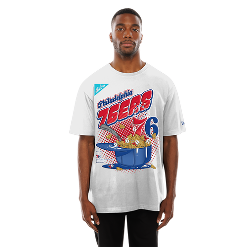  - New Era 76ers 2775 Short Sleeve T-Shirt - White/Multi