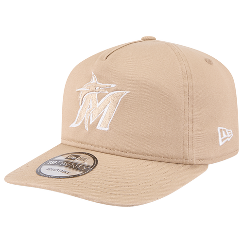 ADULT - New Era Marlins Core 9TWENTY - Tan